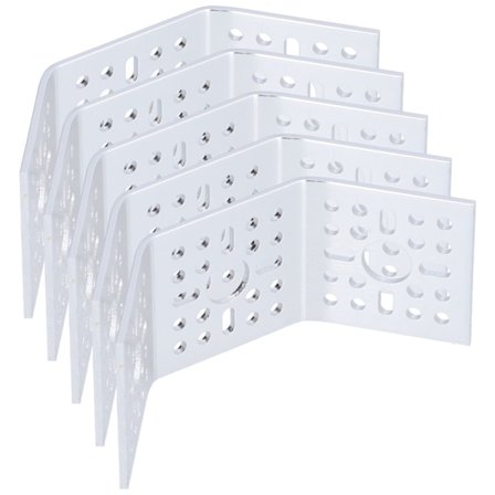 5 stk 135 graders vinkelbeslag i aluminiumlegering