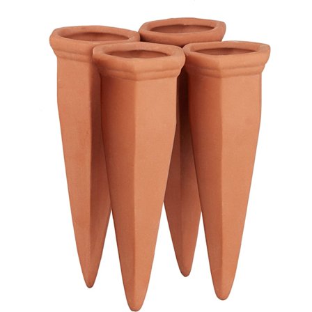 Kastelu savikartio, 4 kpl kastelu lisävarusteita, 1L muovi- tai viinipullot, terrakotta