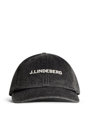 J.Lindeberg - Pitstop Washed Cotton Cap - Svart - Man - Onesize
