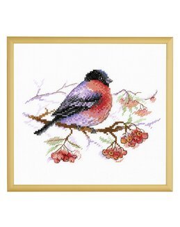 Broderikit Billede Dompap - Knittingroom