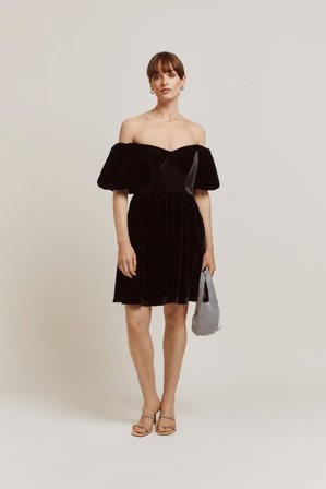 Malina - Ember mini dress - XS - Black