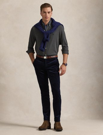 Polo Ralph Lauren Featherweight Mesh Shirt - Grey - XXL