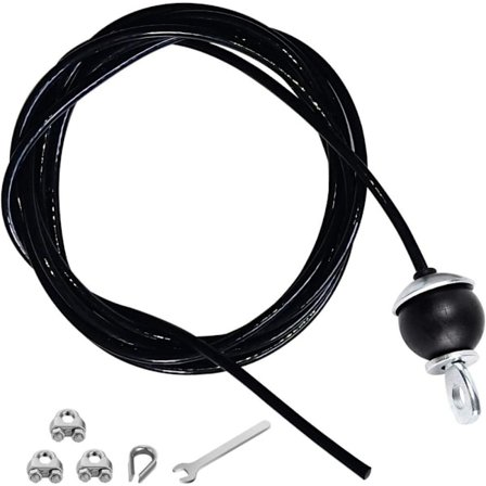 Fitness kabelmaskine træningsudstyr, stålkabel med gummi