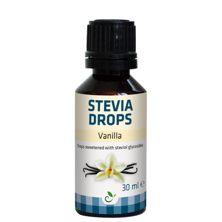SUKRIN Stevia Droppar Vanilj 30 ml