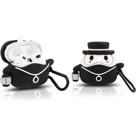 Passform designad för Airpods 3:e generationen 2021, Silikon Tecknad Söt Fodral Skyddande Stötsäkra Skal för Airpods 3