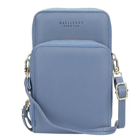 Naisten pieni laukku matkapuhelimelle, crossbody-laukku PU-nahasta