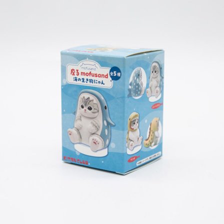 Mofusand-kissat yllään merielimistön vaatteita sokealaatikko Söpöt toimintahahmot mustekala pingviini saukko pöytäkoristeet lapsille lahjat