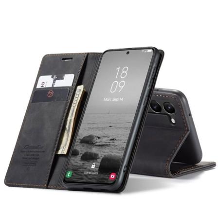 Samsung S23 Plus Exclusive & Elegant Flip Case CaseMe 3-FACK Black