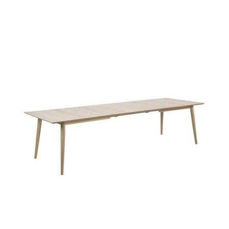 Century Tillægsplader, 2 stk. 50x100x2,5cm - Egefiner Spisebord - Udtræk - Let Opbevaring - Perfekt til Gæster & Festlige Lejligheder