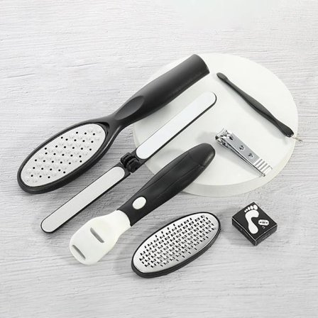 Fotfil Fotvård Pedikyrverktyg för att ta bort hård hud Blå