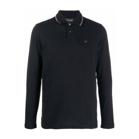 Emporio Armani Long Sleeve Tops Blå, Herre