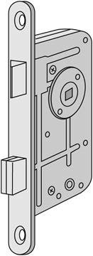 ASSA Fas 40T Låskasse 74 mm låsdybde, forsinket Høyre, Dør- & vindusbeslag