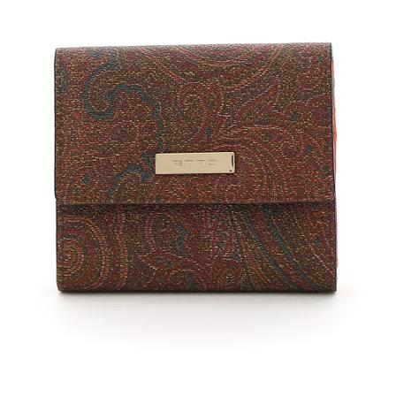Etro paisley Pung Brun, Dame Punge og Kortholder, Størrelse: ONE Size