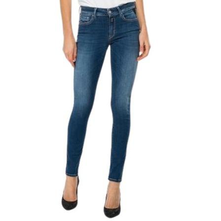 Replay Skinny Fit Denim Jeans Blå, Dame, Størrelse: W28