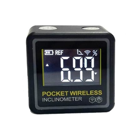 Digital Vinkelmåler Magnetisk Vinkelmåler Inklinometer Nivå Vinkelfinner Vinkel Firkant Nivåboks Bakside