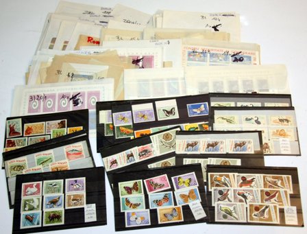 Rumænien - Lille dubletsamling i poser - Postfrisk