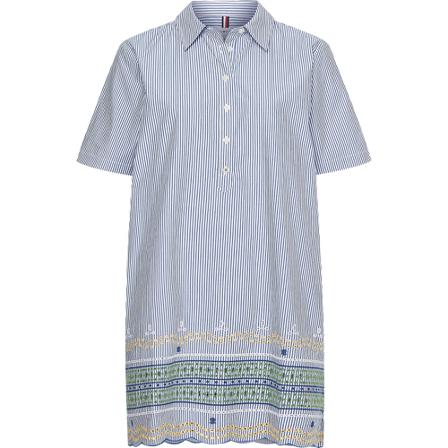 Tommy Hilfiger Short Shirt Kjole Blå, Dame