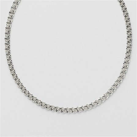 Bismarck Chain Halskette (M) 45 cm - Sterling Silver