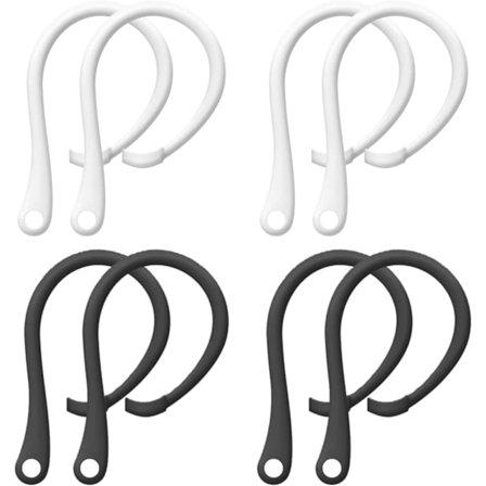 4 Par Silikon Anti-tapp Öronkrokar Kompatibla med AirPods 3 &