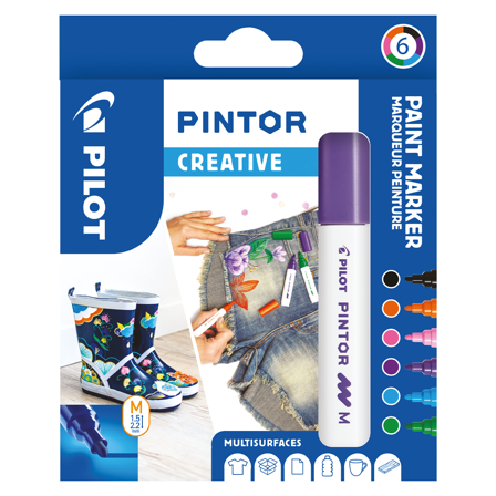 Pilot Pintor Medium 6-pack Creative