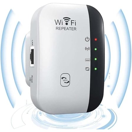 WiFi Extender, WiFi Signalforstærker - Med Repeater/AP-tilstand og WPS-funktion