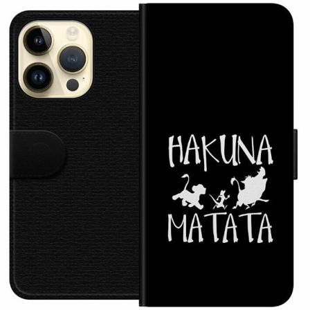 Apple Iphone 14 Pro Plånboksfodral Hakuna Matata