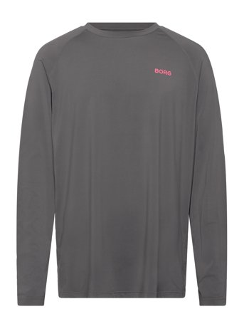 Björn Borg Borg Performance Long Sleeve Brushed T-Shirt - Grey - M