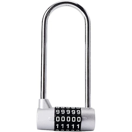 2,75 tums balklås skåpdörr lösenord gym 5 solid kombination lås återställbar zink