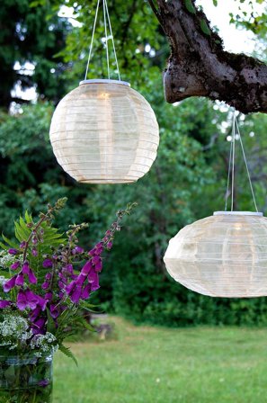 Star Trading - RICIE solcelledekoration ø 25 cm - Natur - Solcellelamper - Fra Homeroom