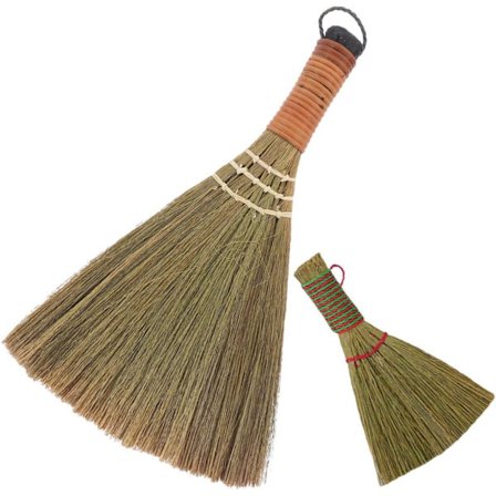 Blød Kost Indendørs Pakke Halmkost Mini Håndbørste Fejebakke til Skrivebordsrengøring