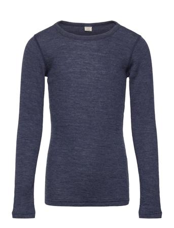 CeLaVi Blouse Ls - Solid Marinblå