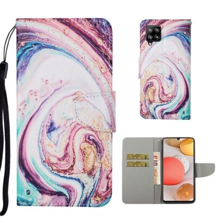 Wonderland Samsung Galaxy A42 5G Flip Etui - Wave Multicolor