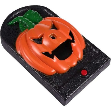 Halloween Uhyggelig Dørklokke Animerede Spøgelses Dørklokke Lys Op Uhyggelig Græskar Dør Ringe Glødende Dør Dekoration Til Halloween Fest