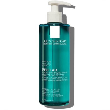 La Roche-Posay Effaclar Micro Peeling Rensegelé 400 ml, Skincare, Ansigtspleje, Uren Hud