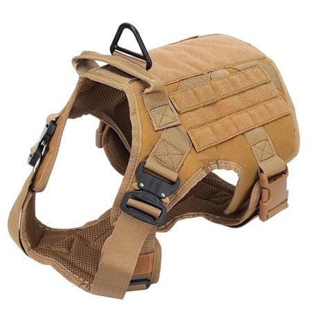 Hundsele Militär No Pull Husdjursele Väst för Medelstora och Stora Hundar Träning Vandring L