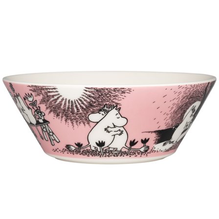Moomin arabia Kærlighed 30 skål 15 cm - Rosa | KitchenOne