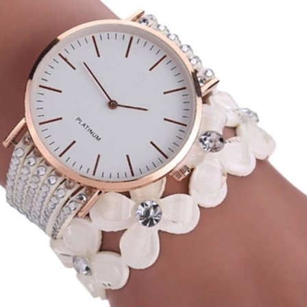 Kvinner Casual Elegant Armbåndsur Dame Krystall Blankt Håndledd