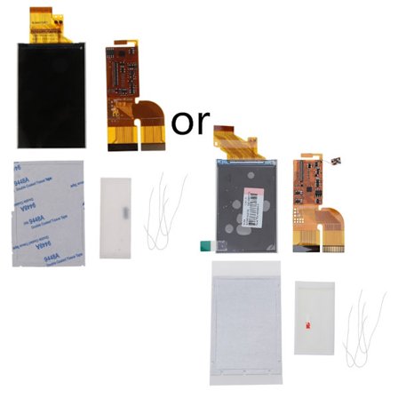 LCD Bakgrundsbelysning Skärm Ersättningskit för GBA Reparationsdelar Värd LCD Skärm Ljusare Highlight Panel