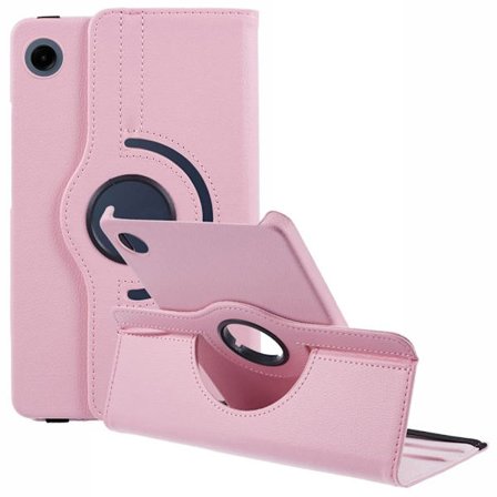 Samsung Galaxy Tab A9 Rotating Stand Cover - Pink