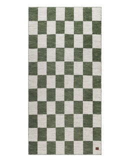 Uldtæppe Chessie Grøn