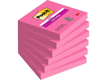 Post-it Notes Post-it Rosa 76x76mm/90 bl - Lyreco - Kontorsmaterial > Notes och Post-It > Notes - Färgade