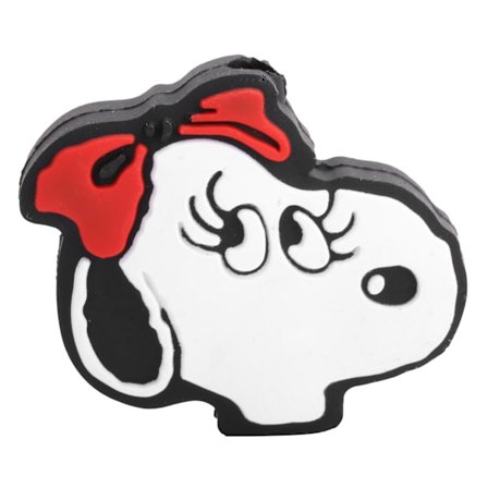 Tegneserie Telefon Datakabel Beskyttelse Bite USB Lader Deksel Svart Hvit