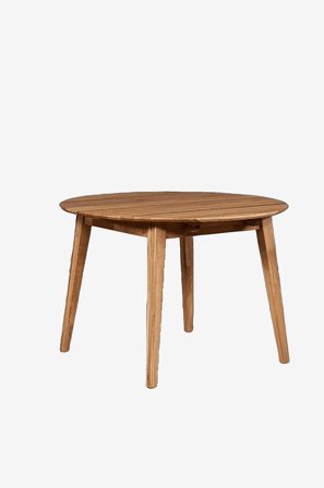 Wood Furniture - Matbord Genova, 100-140cm, rund, utdragbar, ek - Brun - Matbord - Från Homeroom