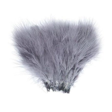 Wolly Bugger Marabou - Shad Gray