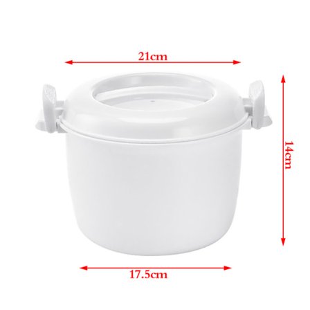 Riskokare i mikrobølgeovn Multifunksjonell dampkoker Bento L A1