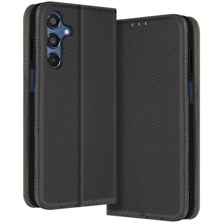 Samsung Galaxy M35 Fodral - AVIZAR - Svart Flip - Kortficka - Stöd - Semi-rigid