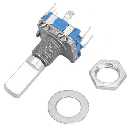 10 stk. EC11 roterende koder kodingsbryter digitalt potensiometer med bryter 5-pinners