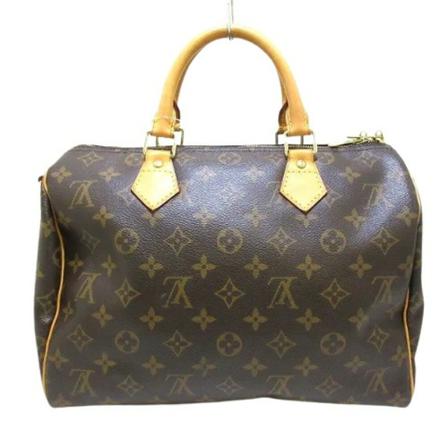 Louis Vuitton Vintage Pre-owned Polyester Handväskor brun, Dam Vintage Väskor, Dam, Storlek: ONE SIZE