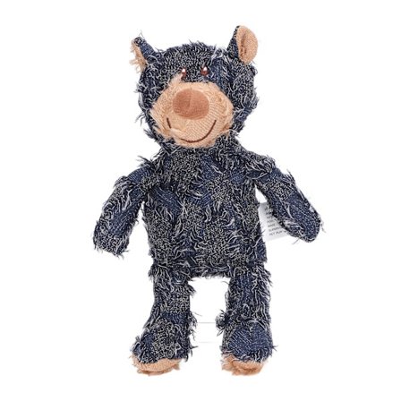 Hundeselskab Tandslibning Sjov Bidebestandig Plys Bjørn Interaktivt Hundelegetøj Blå