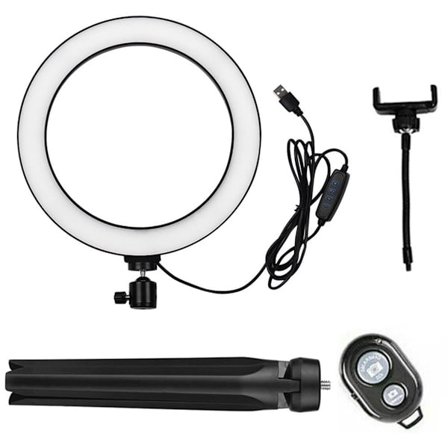 Ringlysstativ med fjernbetjening, bordringlys med 3 farver, live lys